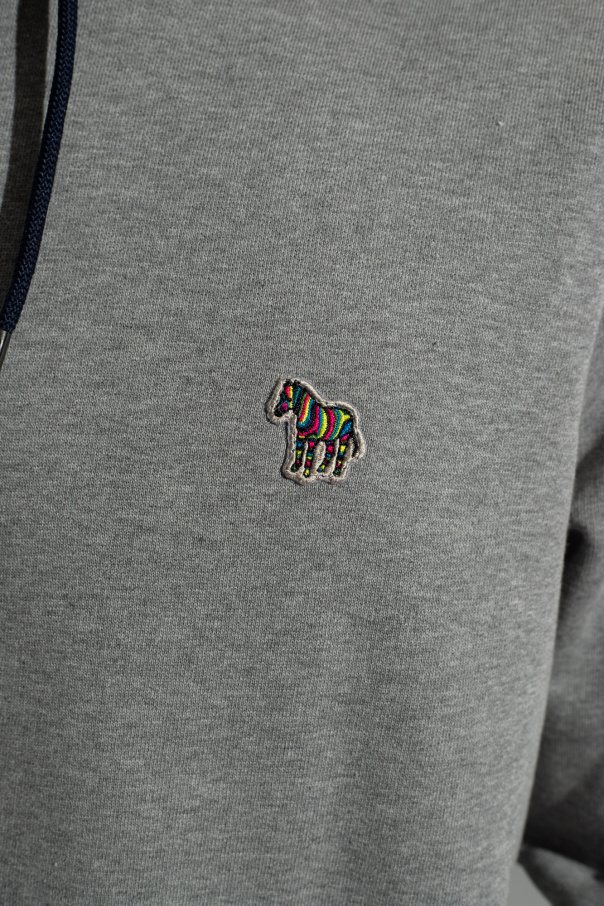 スウェット・トレーナー [PS PAUL SMITH] Zebra Patch Hoodie Ps by Paul Smith Zebra hoodie - Black - Men | M2R284SFZEBRA79